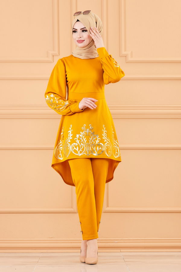 TUNIK PANTOLON Sarı - 3644