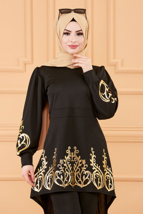 TUNIK PANTOLON Siyah - 3644