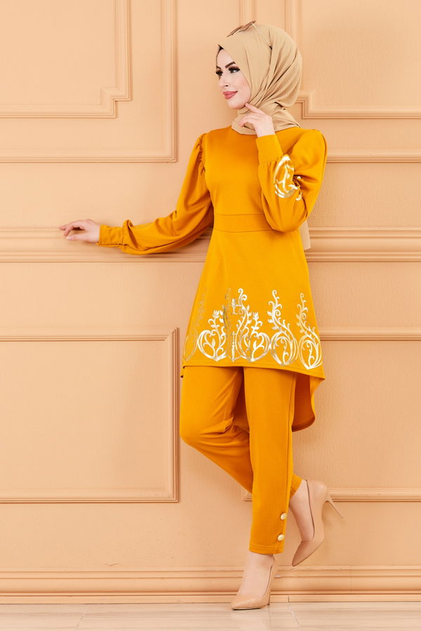 TUNIK PANTOLON Sarı - 3644