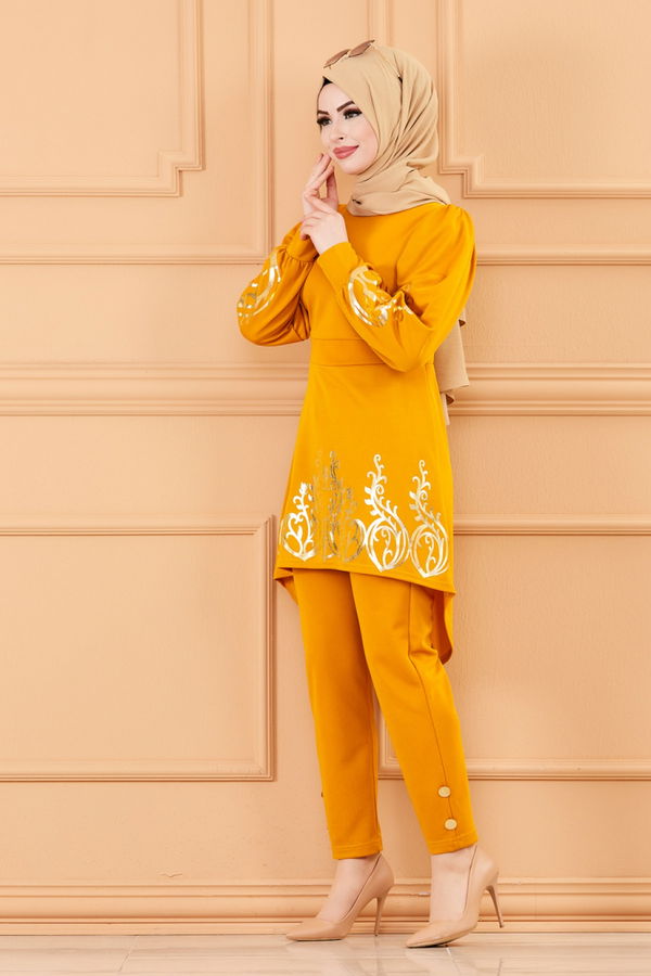 TUNIK PANTOLON Sarı - 3644