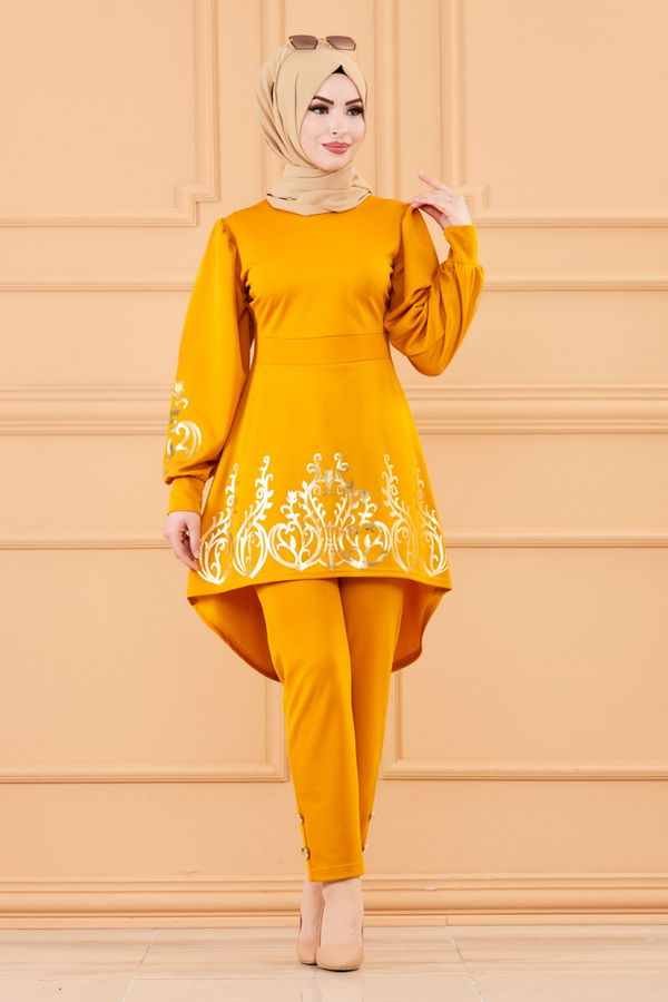 TUNIK PANTOLON Sarı - 3644