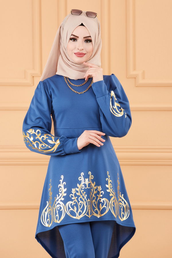 TUNIK PANTOLON Mavi - 3644