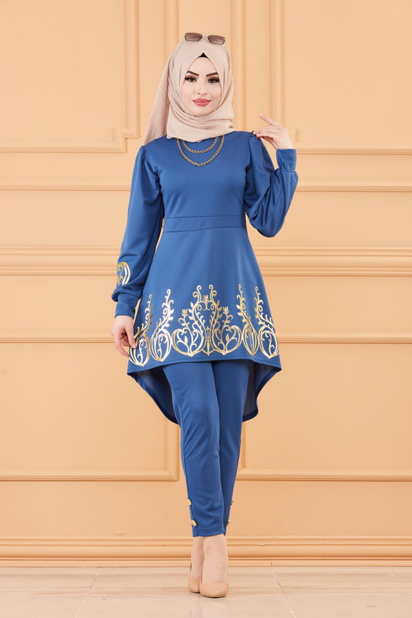 TUNIK PANTOLON Mavi - 3644