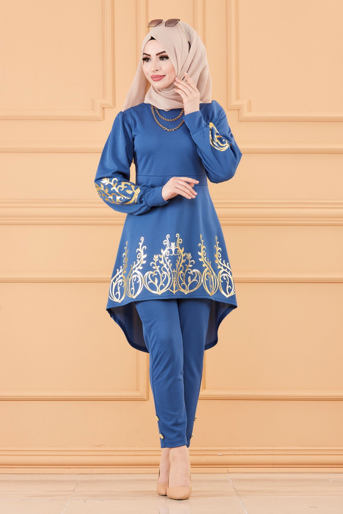 TUNIK PANTOLON Mavi - 3644