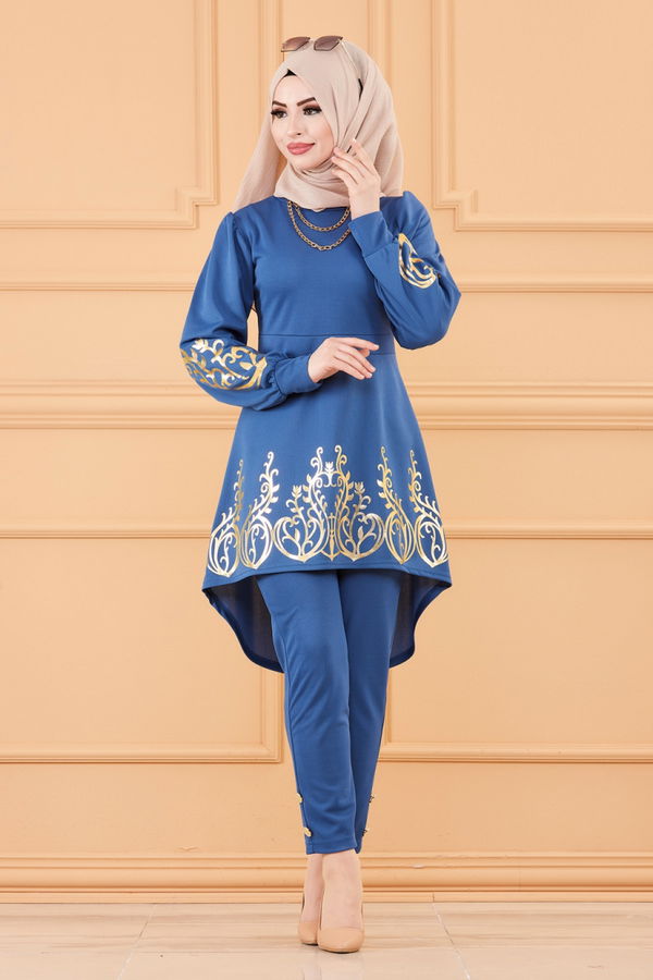 TUNIK PANTOLON Mavi - 3644