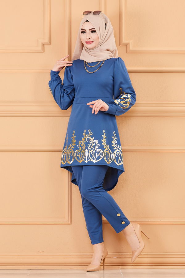 TUNIK PANTOLON Mavi - 3644