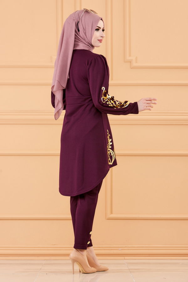 TUNIK PANTOLON Mürdüm - 3644 MÜRDÜM