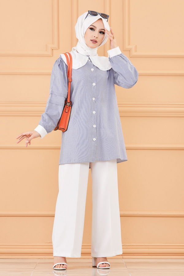 TUNIK PANTOLON Mavi - 3601