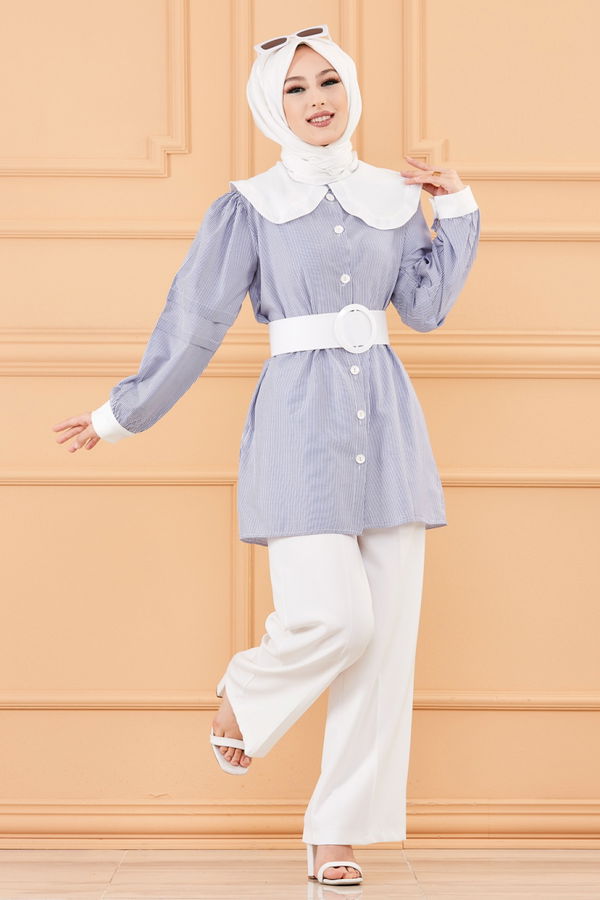 TUNIK PANTOLON Mavi - 3601
