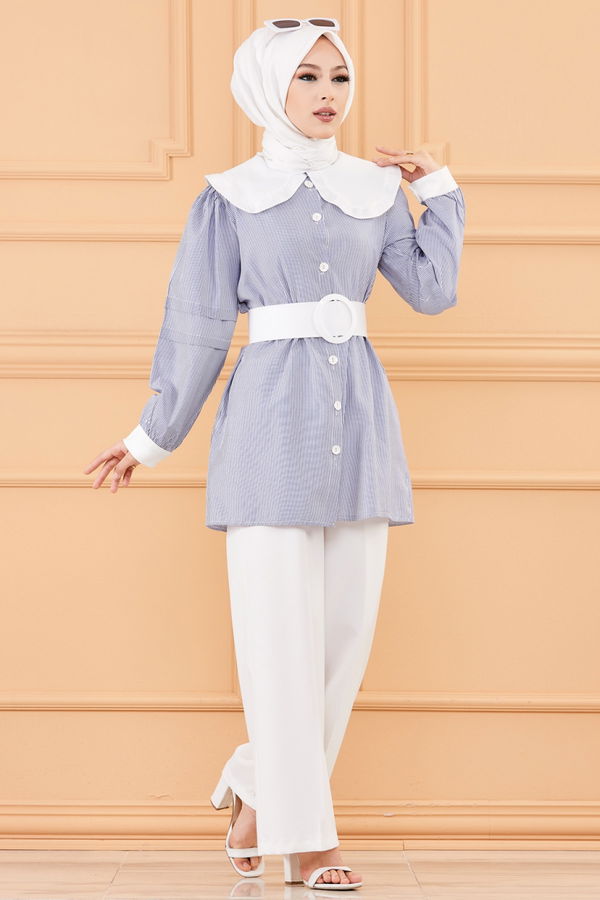 TUNIK PANTOLON Mavi - 3601
