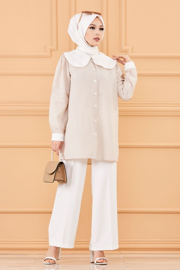 TUNIK PANTOLON Vizon - 3601
