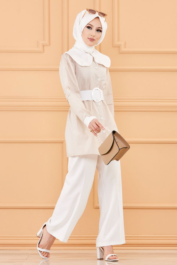 TUNIK PANTOLON Vizon - 3601
