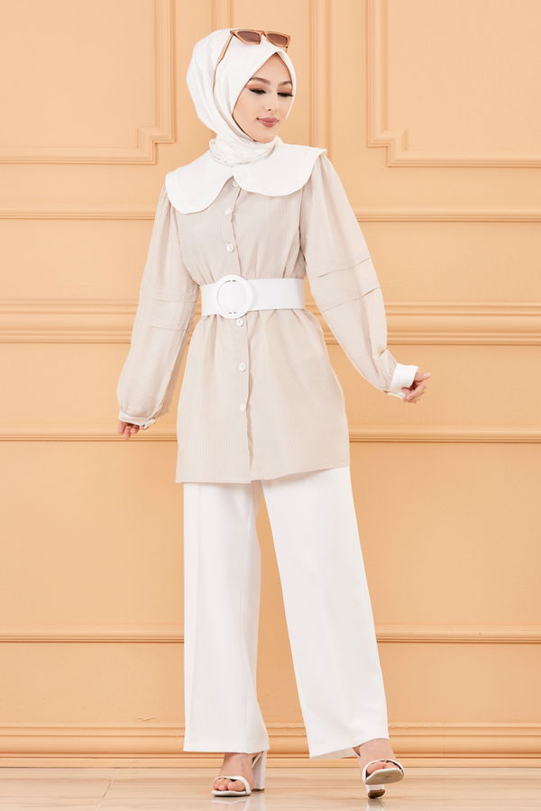 TUNIK PANTOLON Vizon - 3601