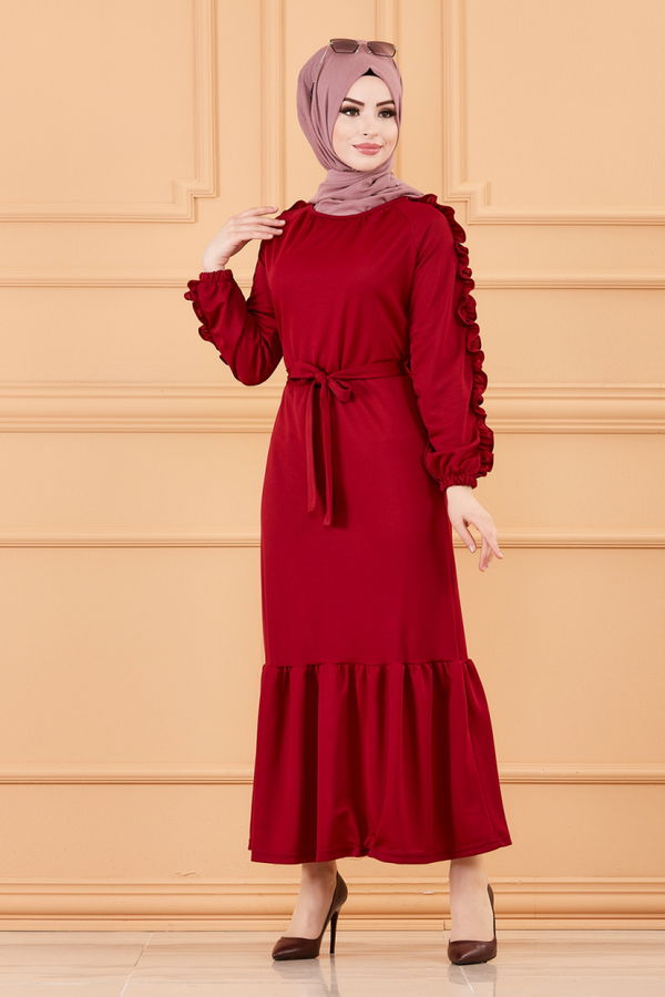 ELBISE Bordo - 3639