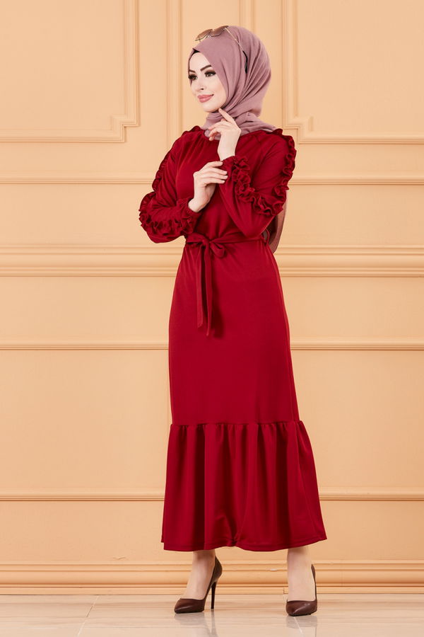 ELBISE Bordo - 3639