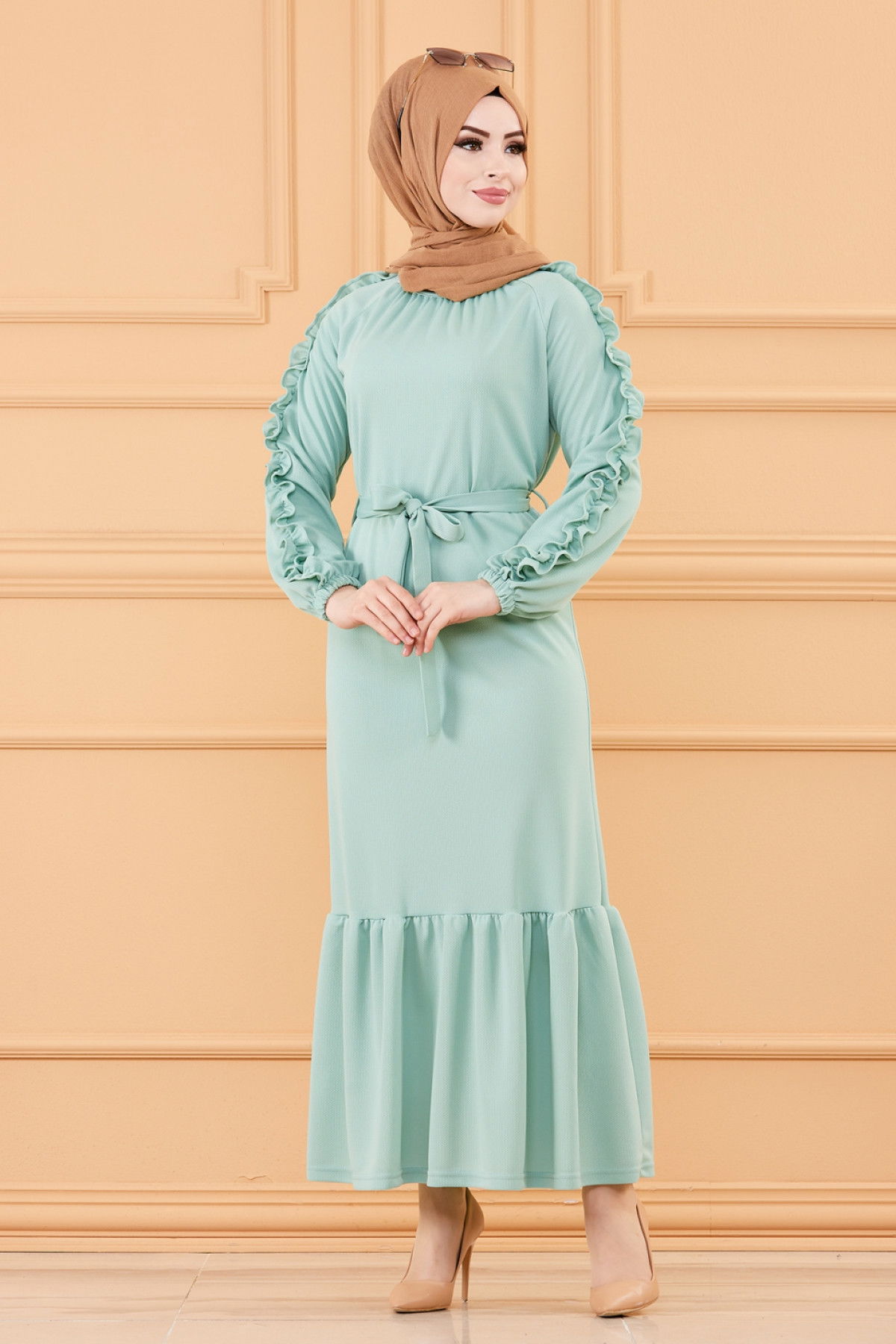 ELBISE Yeşil - 3639 YEŞİL