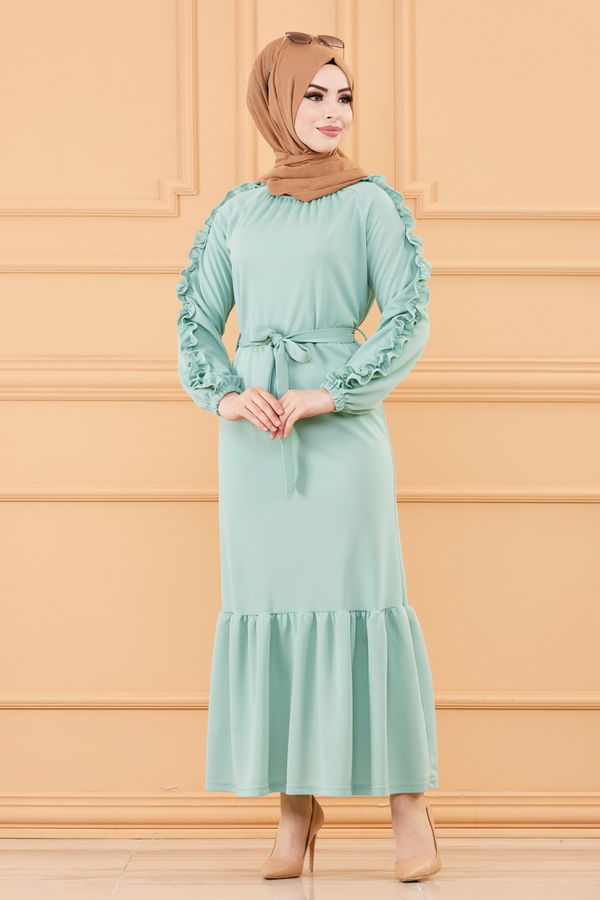 ELBISE Yeşil - 3639 YEŞİL