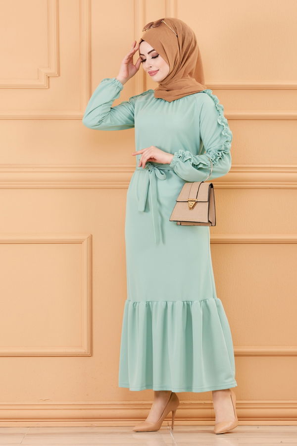ELBISE Yeşil - 3639 YEŞİL