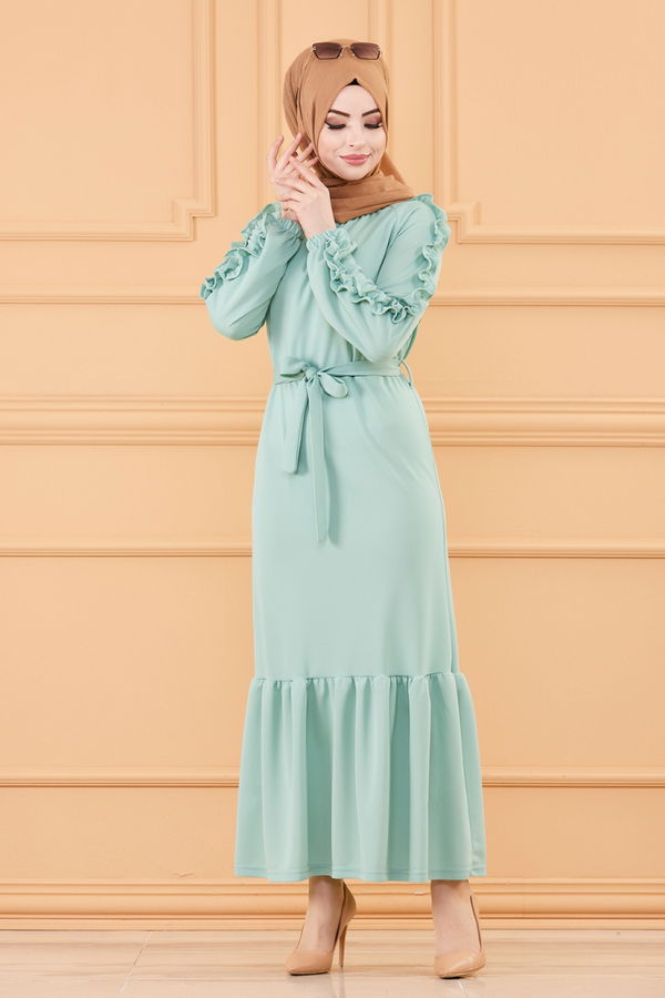 ELBISE Yeşil - 3639 YEŞİL