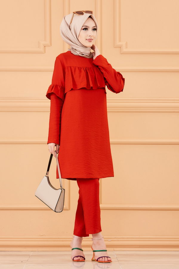 TUNIK PANTOLON Kiremit - 6041
