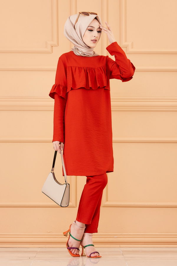 TUNIK PANTOLON Kiremit - 6041