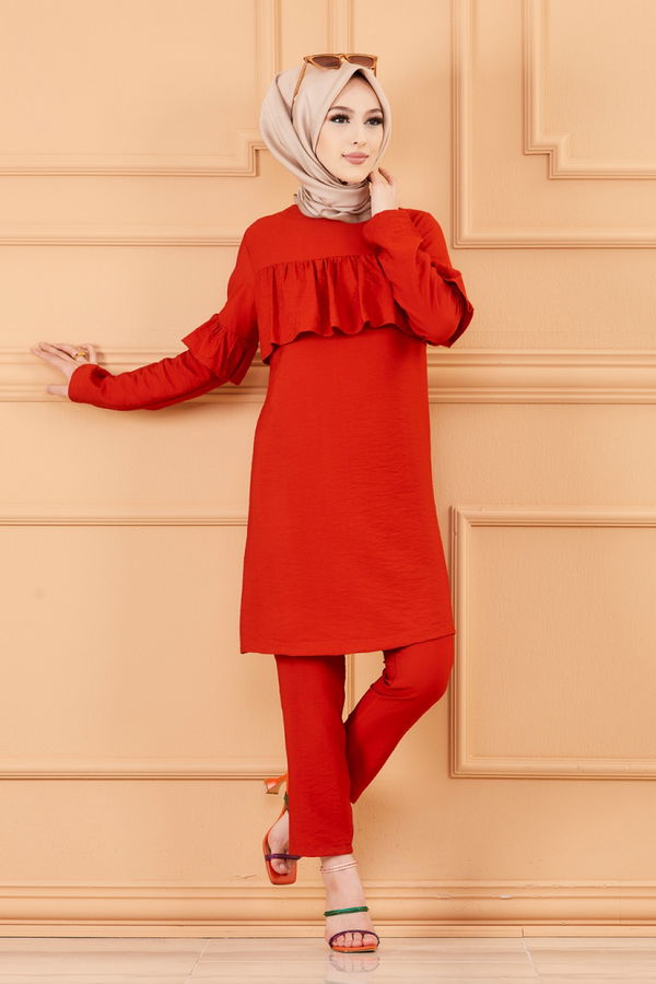 TUNIK PANTOLON Kiremit - 6041