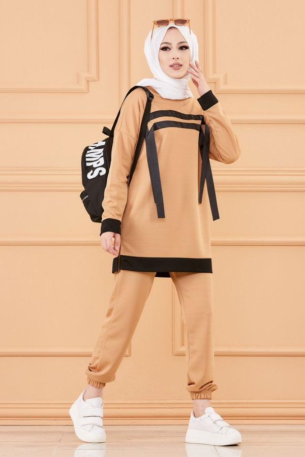 TUNIK PANTOLON Vizon - 3375