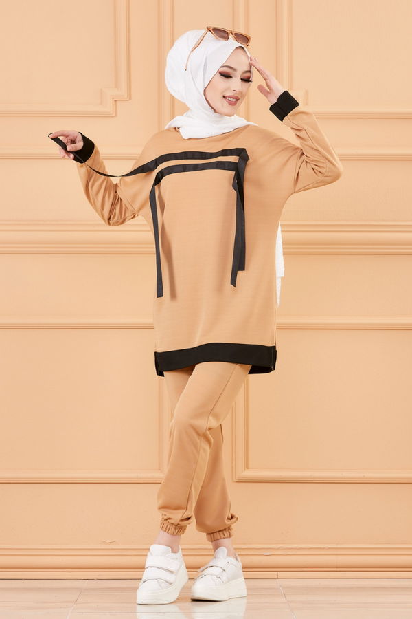 TUNIK PANTOLON Vizon - 3375
