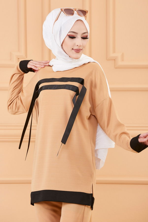 TUNIK PANTOLON Vizon - 3375