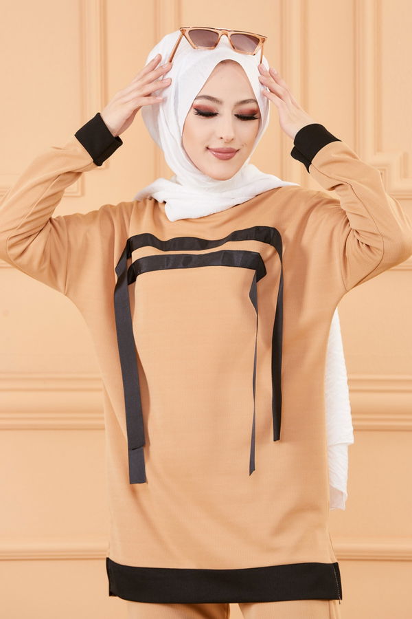 TUNIK PANTOLON Vizon - 3375