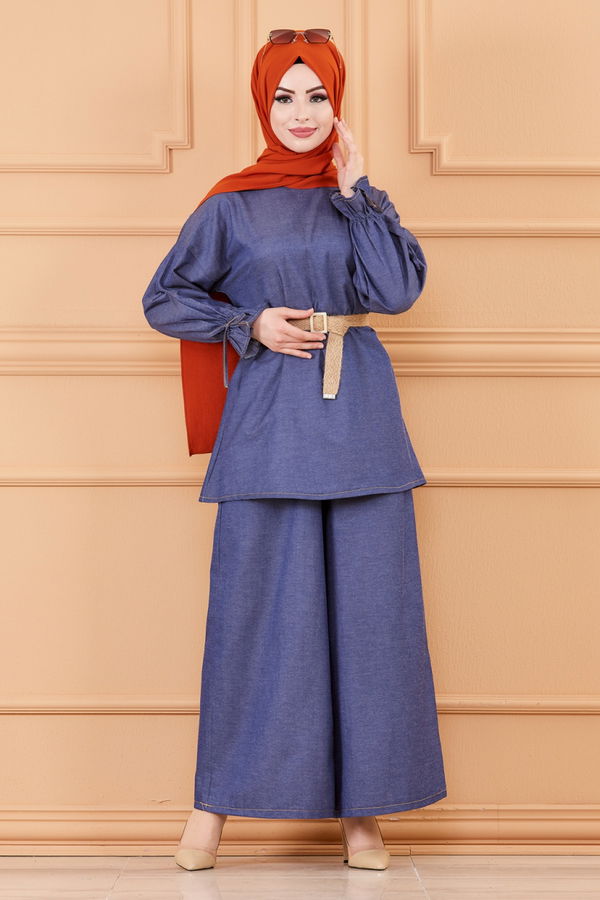 TUNIK PANTOLON Lacivert - 3597