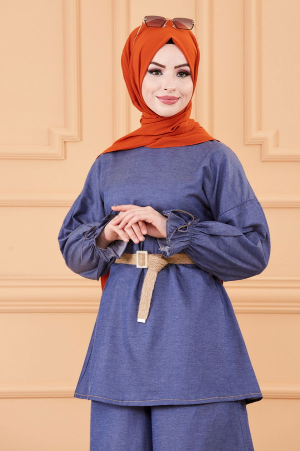 TUNIK PANTOLON Lacivert - 3597