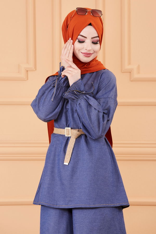 TUNIK PANTOLON Lacivert - 3597