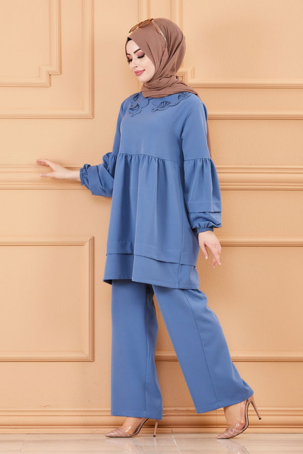 TUNIK PANTOLON Mavi - 3580