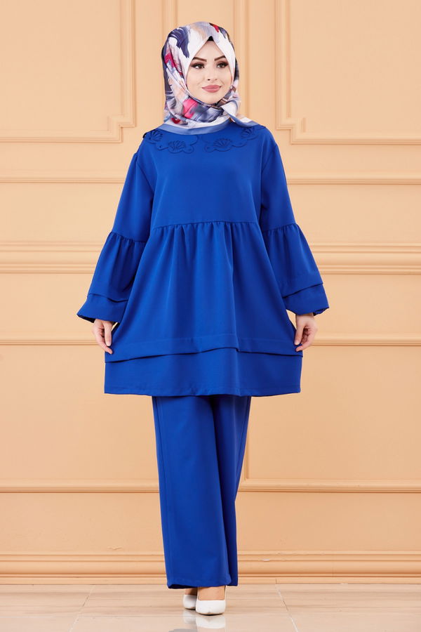 TUNIK PANTOLON Mavi - 3580
