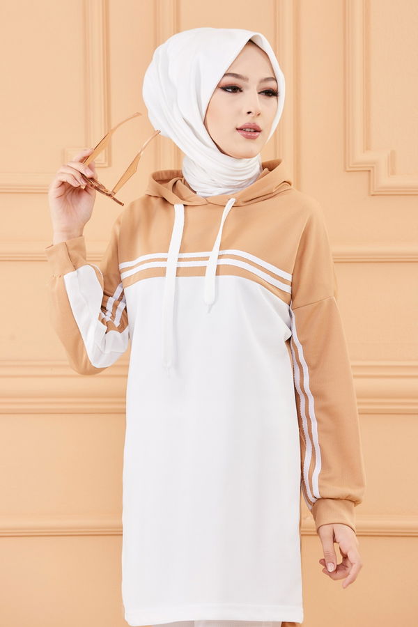 TUNIK PANTOLON Bej - 3246 BEJ