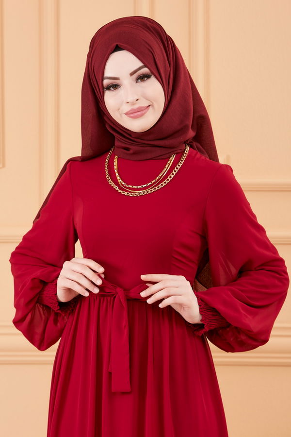 ELBISE Bordo - 20268 BORDO