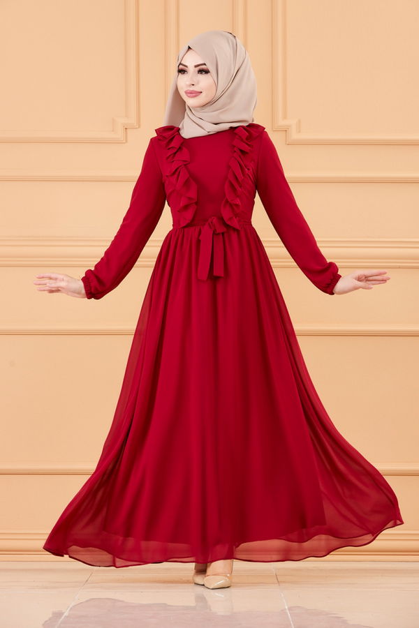 ELBISE Bordo - 20271