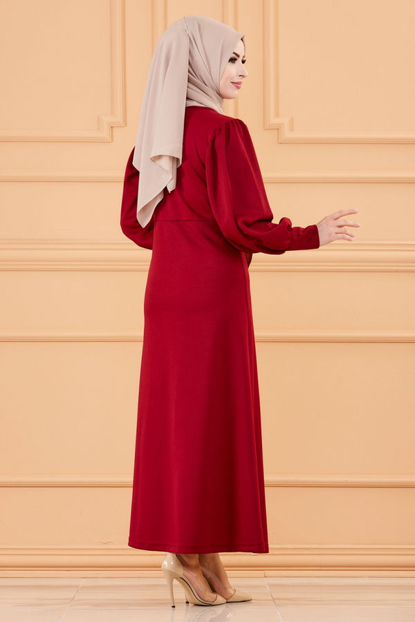 ELBISE Bordo - 3675 BORDO