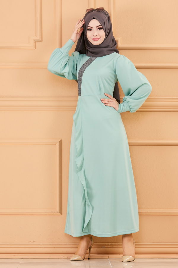 ELBISE Yeşil - 3675 YEŞİL