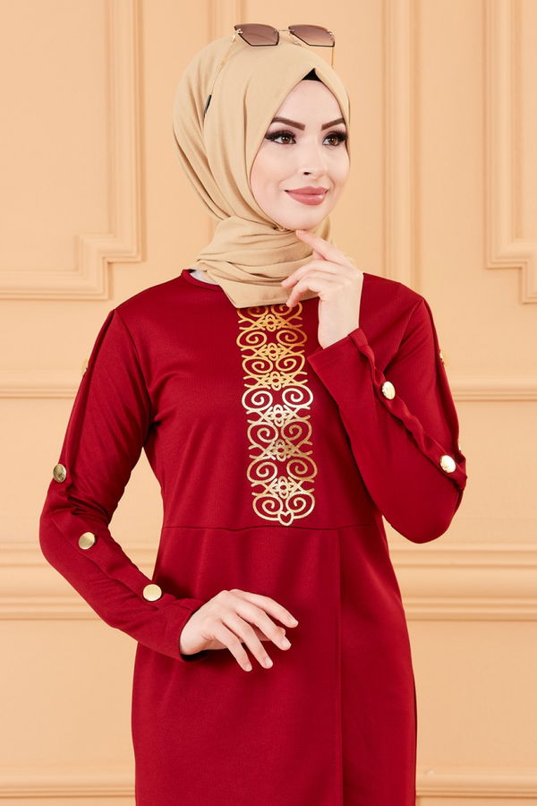 TUNIK PANTOLON Bordo - 3643 BORDO