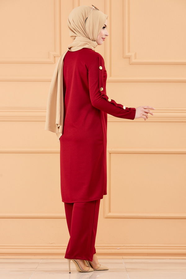 TUNIK PANTOLON Bordo - 3643 BORDO