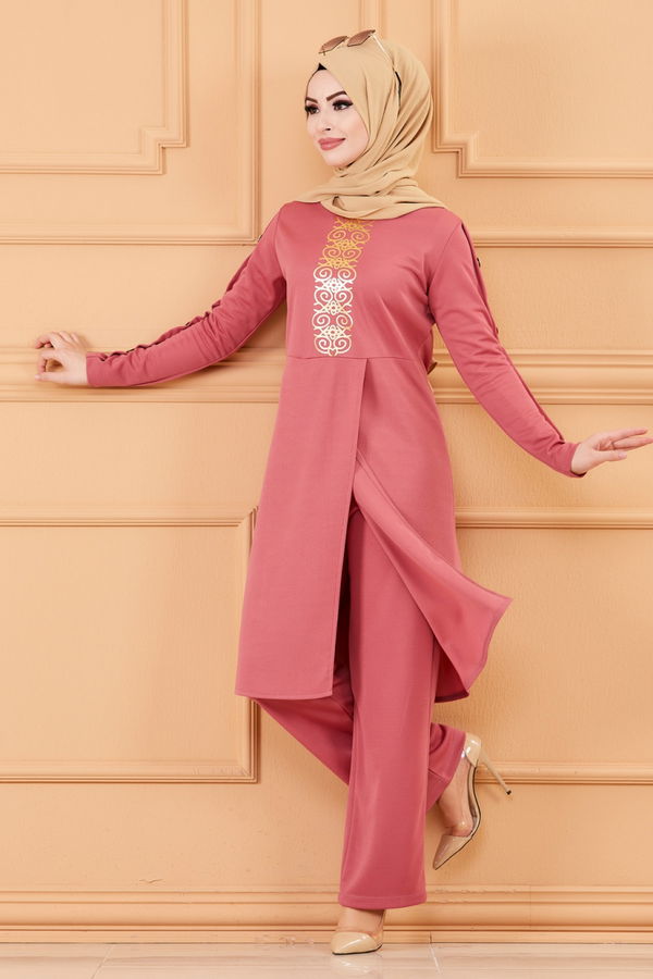 TUNIK PANTOLON Pembe - 3643