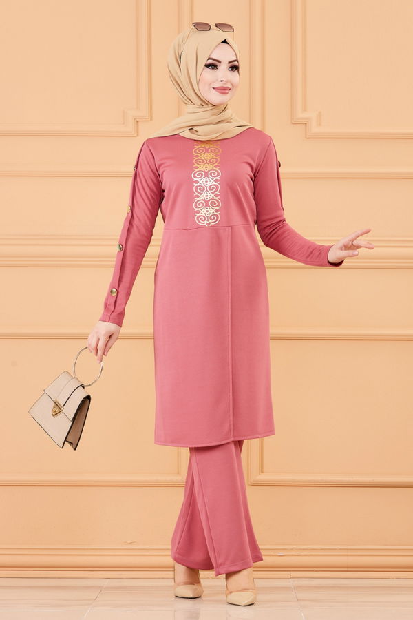 TUNIK PANTOLON Pembe - 3643