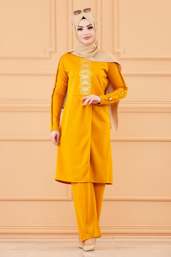 TUNIK PANTOLON Sarı - 3643