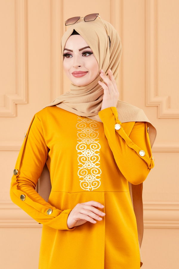 TUNIK PANTOLON Sarı - 3643