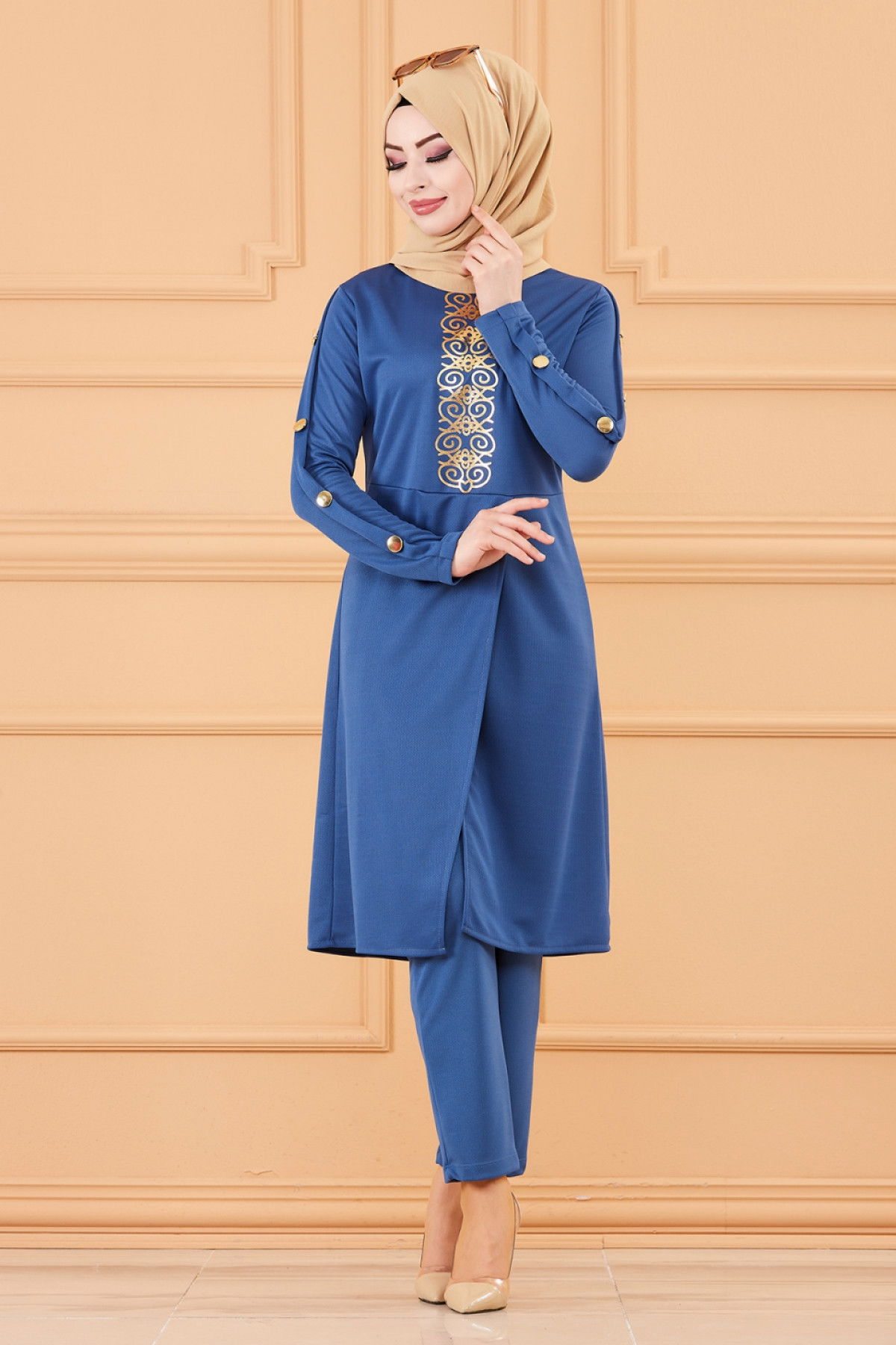 TUNIK PANTOLON Mavi - 3643