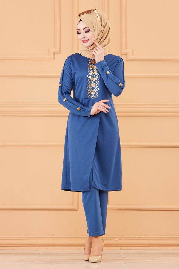 TUNIK PANTOLON Mavi - 3643