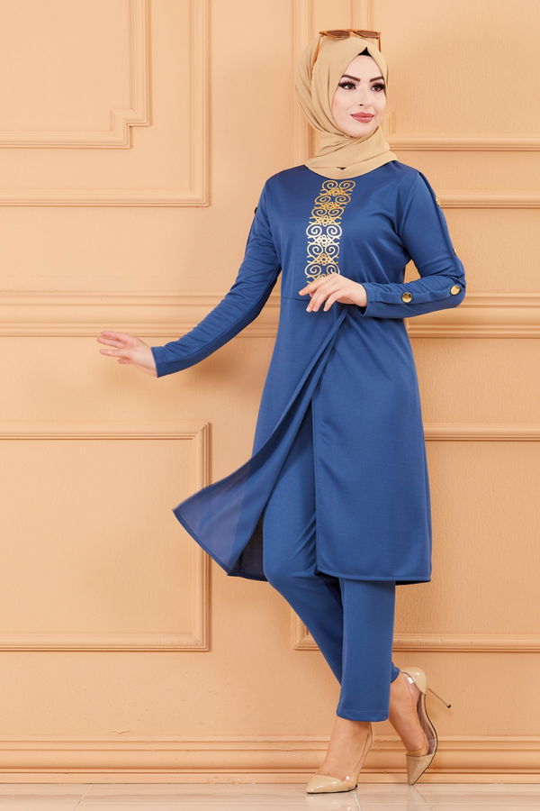 TUNIK PANTOLON Mavi - 3643