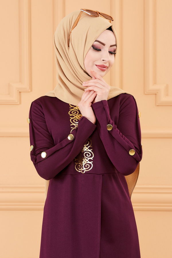 TUNIK PANTOLON Mürdüm - 3643 MÜRDÜM